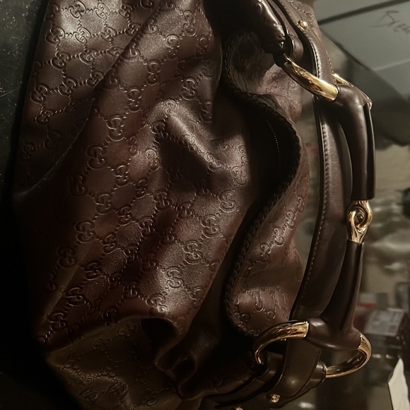 Gucci leather hobo bag and matching wallet - Picture 9 of 14